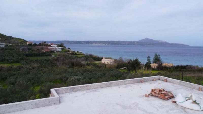 Kera bei Kalyves Kreta, Kera bei Kalyves: Villa mit Panoramablick aufs Meer, nur wenige Schritte vom Strand entfernt, zu verkaufen Haus kaufen